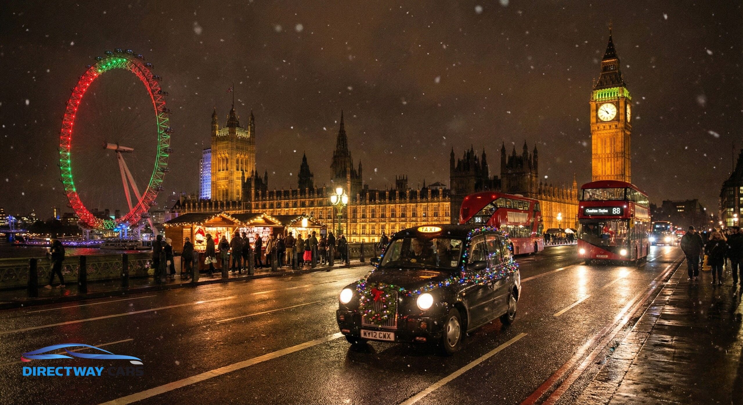 Christmas taxi service in London